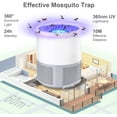 thumbnail image 3 of Lámpara eléctrica antimosquitos, trampa para mosquitos USB para exteriores e interiores, silenciosa, eficaz (gris), 3 of 5