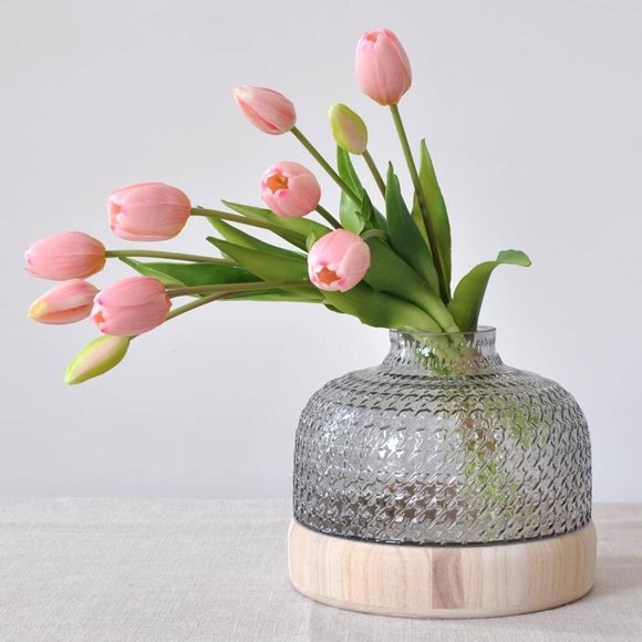 Flowers Realistic Feel Flower Bundle for Dining Table Home Wedding Centerpiece 5PCS