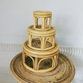 thumbnail image 3 of CUITING Rattan Round Riser Plant Stand Indoor | Rustiღ Y7I9, 3 of 9