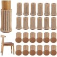 thumbnail image 1 of Protectores de patas de silla, 24 piezas, calcetines elásticos para muebles, botines, 1 of 1