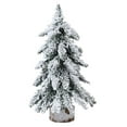 thumbnail image 1 of Árbol de Navidad Sincero con luces Mini decoración de escritorio navideña artificial de PVC flocado de 45 cm, 1 of 7