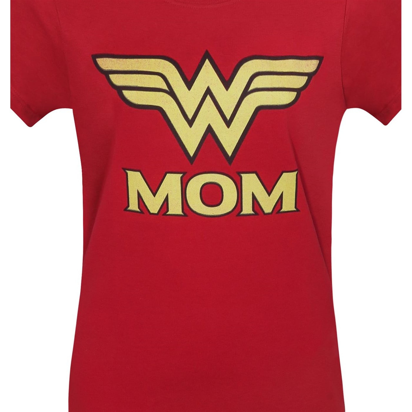 Wonder Woman Mom Women's T-Shirt-Large 