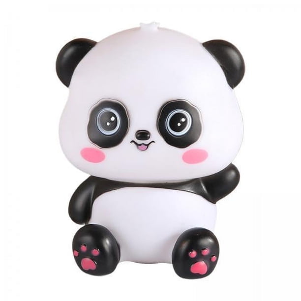 5x Lámpara de Panda con luz nocturna para niños, decoración portátil para habitación de bebé, lámpara de noche con forma de Panda para dormir para niños para , dormir 6 piezas