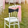 thumbnail image 3 of Lloopyting Clearance Ribbon Chair Covers Holiday Party Decorative Chair Cover Bow Back Flower Elastic Bandage Sequin Bandage Home Decor Room Decor 4*4*2cm, 3 of 4