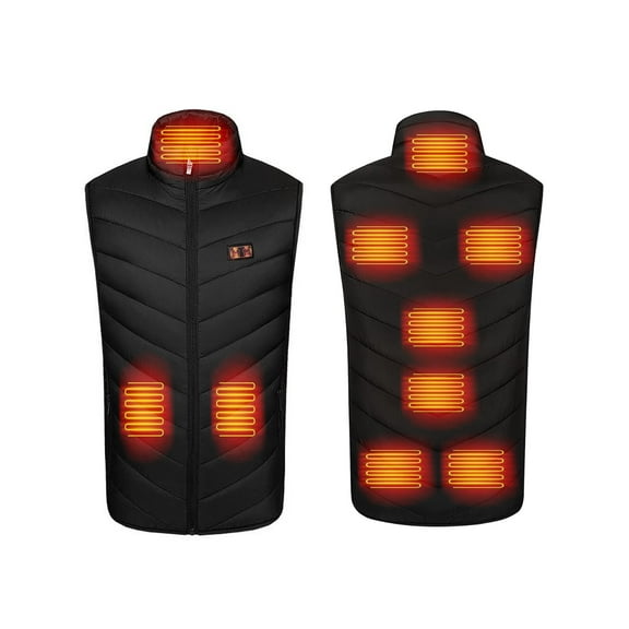 Venoro 9-Zone USB Heated Jacket for Men & Women - Rechargeable Electric Winter Vest for Outdoor