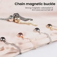 thumbnail image 2 of Magnetic Clothing Attachment Clips Trouser Leg Button Adjustable Pant Leg Clips Pin Quick Shirt Fasteners, 2 of 8