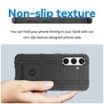 thumbnail image 4 of Feishell for Samsung Galaxy S25 Case, Heavy Duty Drop Protection Non-slip Texture Armor Anti-Fingerprint Shockproof Anti-Scratch Silicone Slim Cute Phone Case for Samsung Galaxy S25,Black, 4 of 7