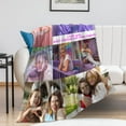 thumbnail image 4 of Personalised Blanket, Custom Blanket with Photos Text.Custom Blanket with 1-9 Photo Collages.Father, Mom, Lover, Kids, Friends, Birthday, Christmas - Personalised Gifts for Women Men（75x100cm）, 4 of 6