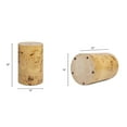 thumbnail image 6 of Nebula 22" Accent Pillar Side Table Warm Natural Brown Burl Wood, 6 of 8