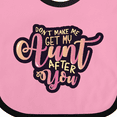 thumbnail image 4 of Inktastic Aunt Funny Niece Girls Baby Bib, 4 of 4
