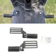thumbnail image 2 of Foldable Iron Motorcycle Foot Pegs, Heavy Duty Step Plate, Fit for Bikes, 2pcs, 2 of 11