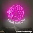 thumbnail image 3 of Handmadetneonsign Hair Salon Neon Sign, Hair Wall Art Decor, Beauty Neon Light, Hair Salon Wall Decor 61218, 3 of 5
