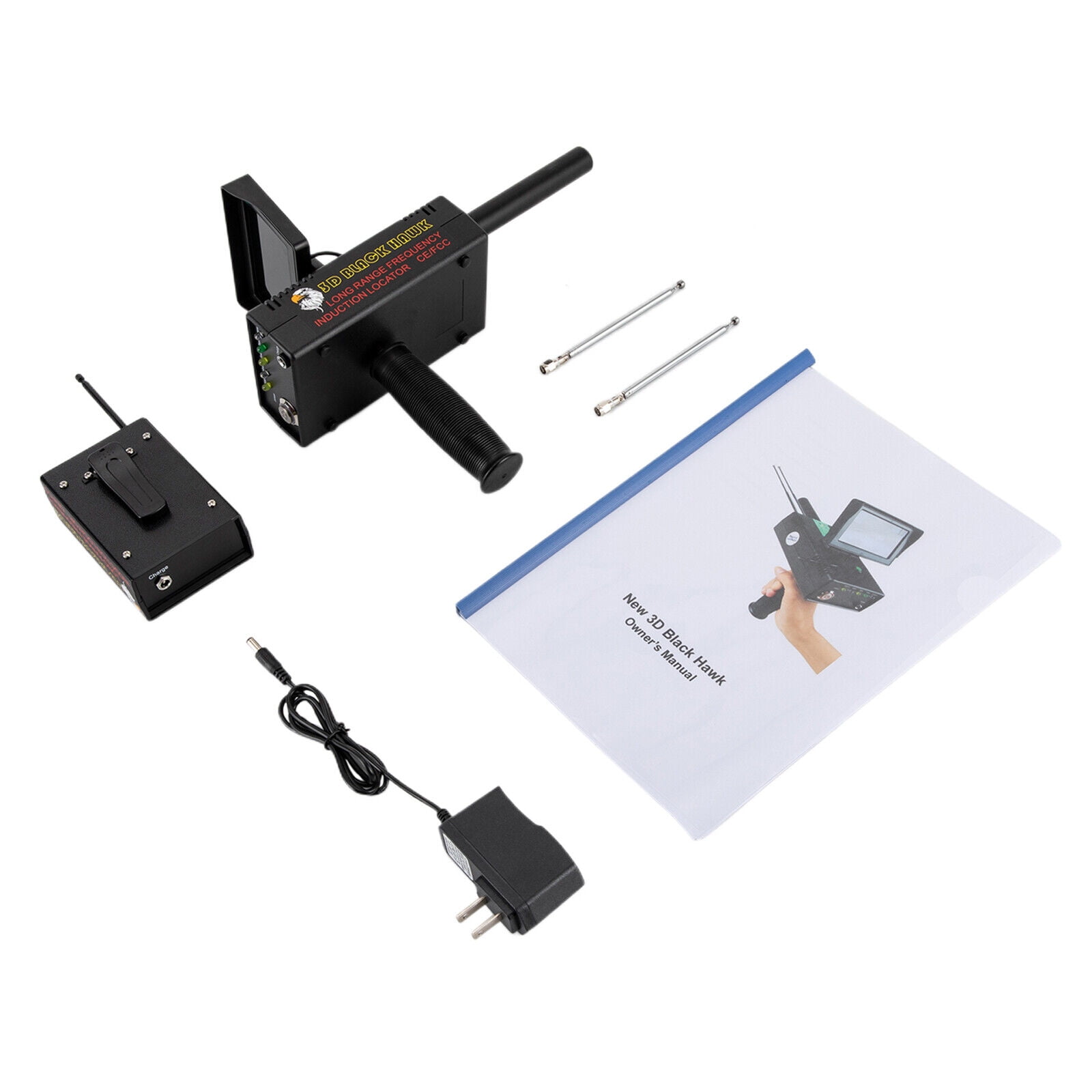 PEAKORA1200M Long Range Metal Detector with LED Display for Treasure Hunting