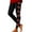 A-Red, variant on Women Valentine's Day Hearts Dog's Paw Print Leggings Tights High Waist Elastic Yoga Sport Leggings for Women Solid with Side Pattern Pants A-Black L
