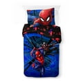 thumbnail image 6 of Spiderman Techno City Kids 2 Piece Blue Reversible Comforter and Pillowcase Set, Twin/Full, 6 of 10