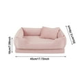 thumbnail image 2 of KMWGRE Indoor Pet Bed for Cats and Small Dogs with - Base and -Soft Comfort Pink S, 2 of 6