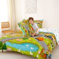 thumbnail image 4 of Manfei Toy Cars Full Size Comforter Sets,Cartoon Boys Art Bedding Comforter Set,Gray,Polkadot Reversible,3 Pieces,1 Comforter and 2 Pillowcases, 4 of 7