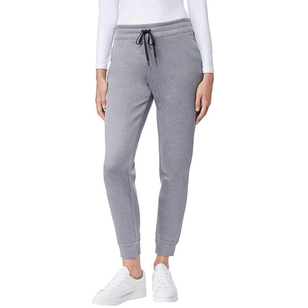 32 Degrees Heat Women's Tech Fleece Jogger Sweatpants - XS - Gray Htr ...