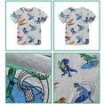 thumbnail image 7 of Little Boy T-Shirts Short-Sleeved Cartoon Print Crewneck Tshirts Kids Summer Graphic Tees, 7 of 7
