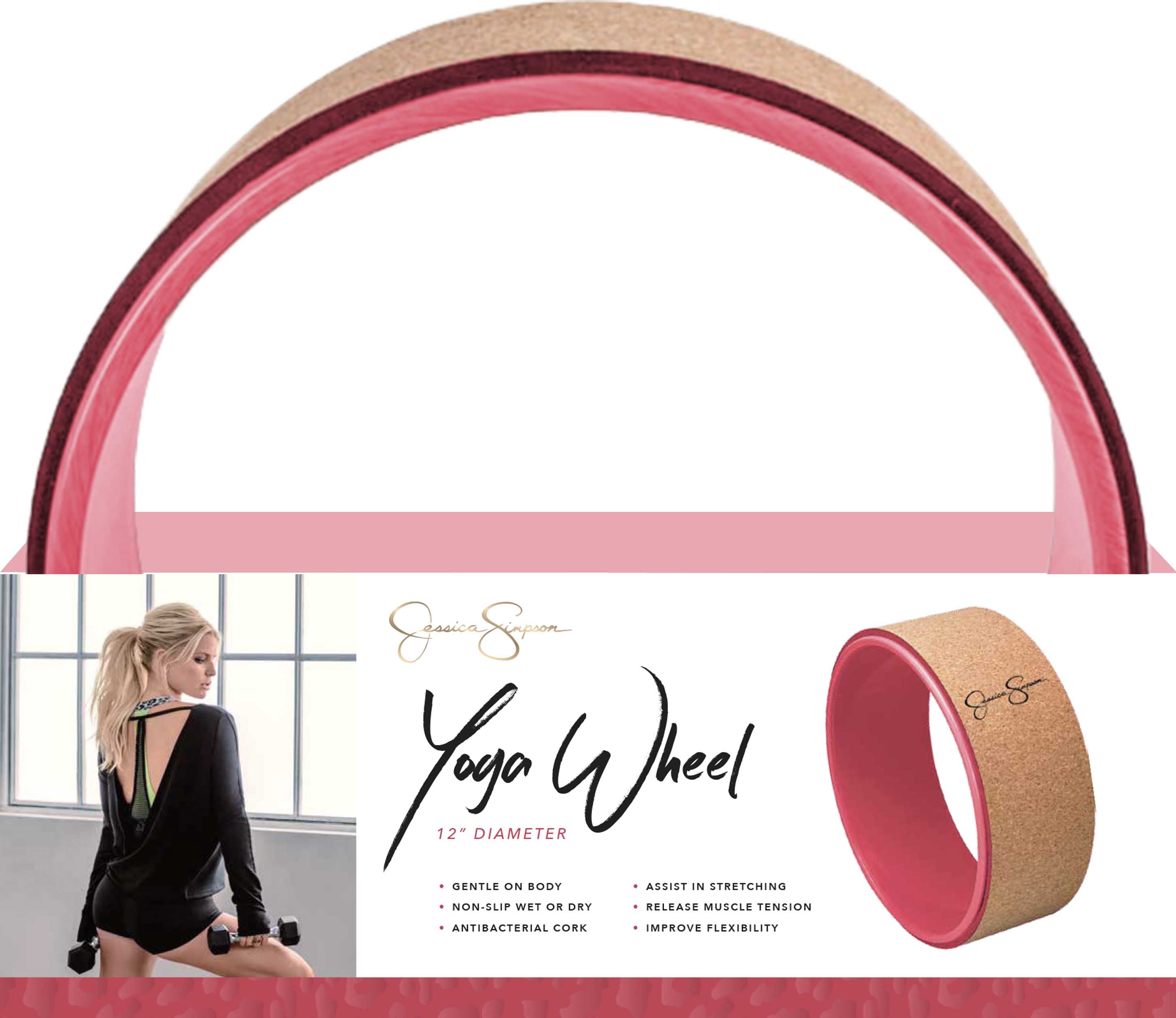 EDX Jessica Simpson Yoga Wheel