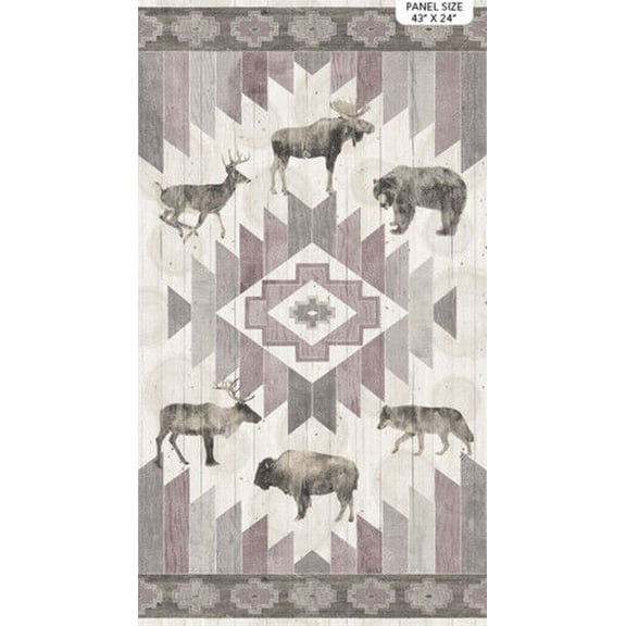 Canyon Creek  Panel 24x43  Collection Cotton Fabric by Northcott Fabrics