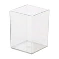 thumbnail image 2 of SHIMELE Large Capacity Transparent Pen Container, Modern Acrylic Desk Organizer, DIY Customizable Storage Barrel for Office Supplies and Stationery, 2 of 9