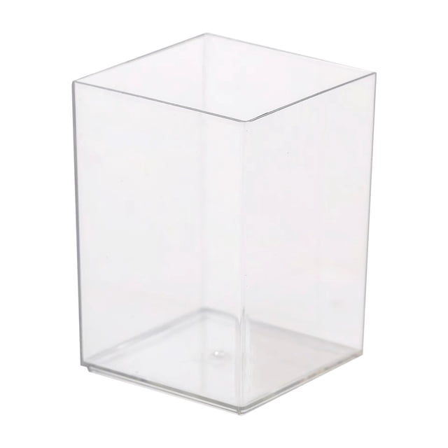 Grands Conteneurs de Rangement, Grande Capacité Porte-Stylo Transparent Conteneur de Rangement Moderne pour Bureau et Bureau