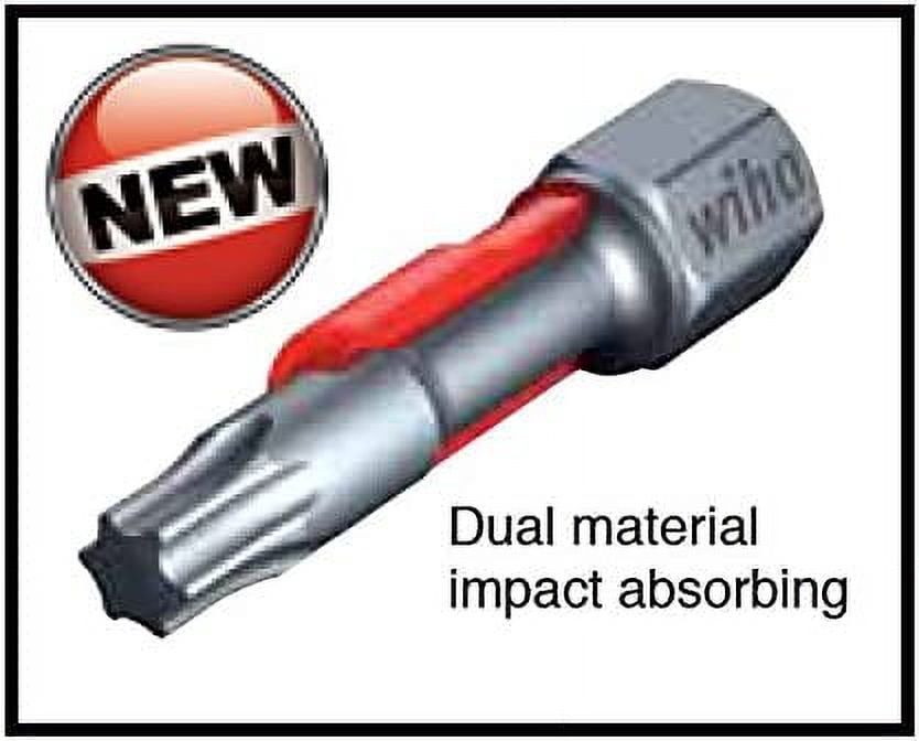 Wiha 76893 8 Piece Hex Inch / SAE and Metric Bit Buddy Terminator Impact Insert Bit Set