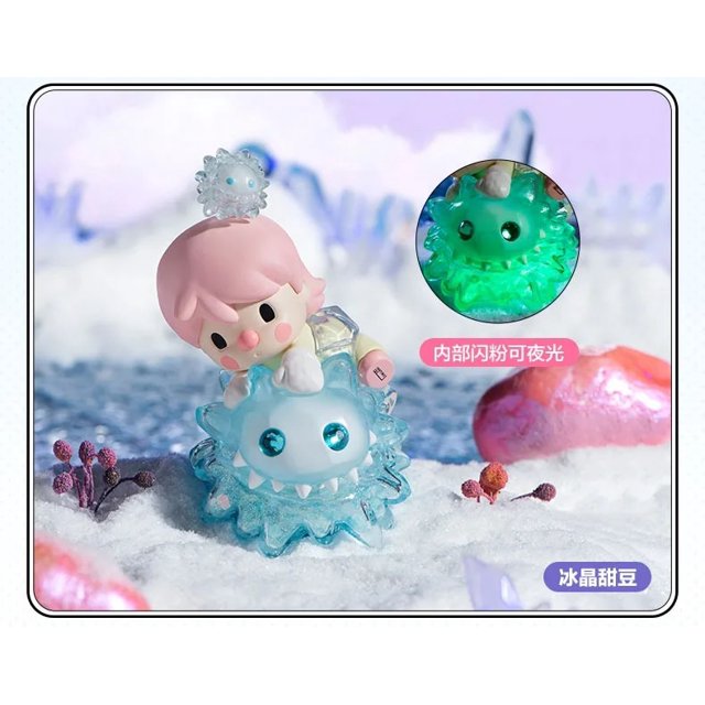 Popmart-figuras de acción de Anime, caja ciega de la serie Sweet Together Instinctoy Sweet Bean, juguete, modelo bonito, regalos kawaii para niña de cumpleaños