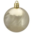 thumbnail image 3 of Northlight Shatterproof Shiny Christmas Ball Ornaments 2.5" (60mm) - Champagne Gold - 60ct, 3 of 3