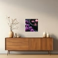 thumbnail image 4 of ZHONGYUTONG Zen Wall Art Purple Lotus with Candle Picture Prints Meditation Canvas Paintings Spa Bathroom Artwork Yoga Spiritual Wall Decor Framed (16.00" x 16.00"), 4 of 6