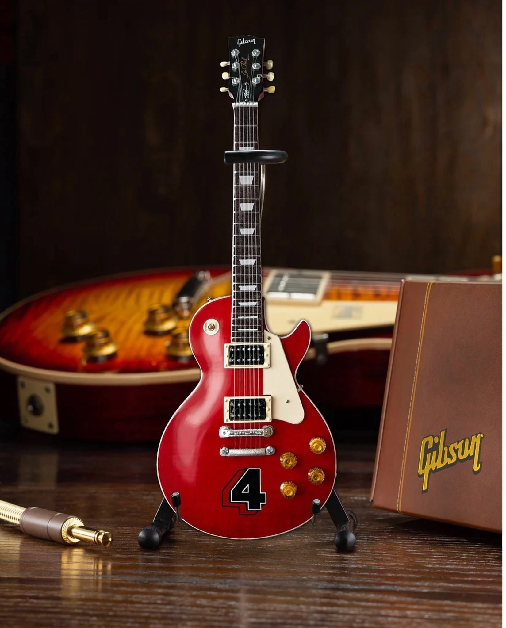 Slash Gibson Les Paul Translucent 4 Ltd Edition 10 Inch Miniature Guitar