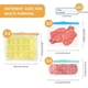 thumbnail image 2 of Reusable Silicone Freezer Bags + Freezer Labels, Reusable Food Bags Bpa Free, Eco-friendly And Leakproof Ziplock Bags With Triple Zip Closures-12 Pack, 2 of 5