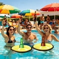 thumbnail image 6 of WWC Floating Drink Holder, Neoprene Buoyant Pool Drink Floats with Rope, Waterproof Cup Floats for Beach Outdoor Summer Party, 6 of 7