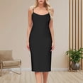 thumbnail image 2 of Womens Dresses Long Camisole Dress Elegant Sleeveless Casual Daily Homwear Comfortable Underwear, 2 of 5