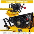 thumbnail image 4 of QinaQin 6.5HP Plate Compactor, 212CC Gas-Powered Jumping Jack, Yellow, 4 of 8