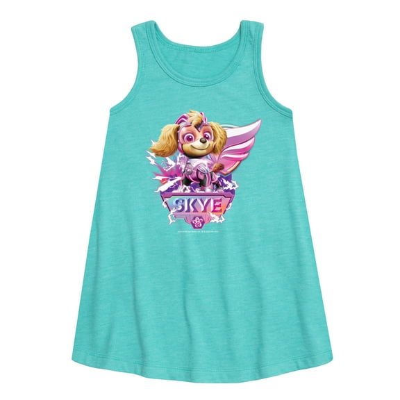 Paw Patrol The Movie - Skye Lightning - Toddler & Youth Girls A-line Dress