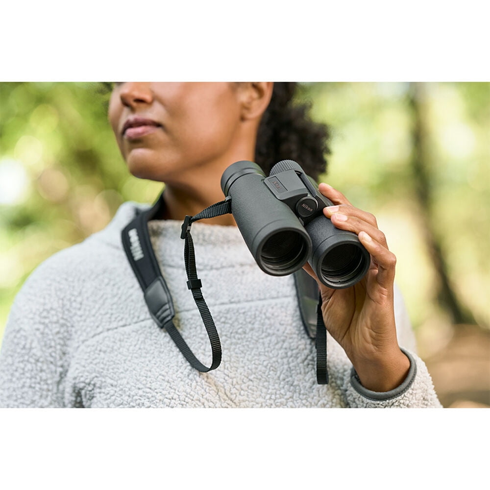 Nikon 10x42 Monarch M5 Binoculars Bundle with Neck Strap + Backpack and More