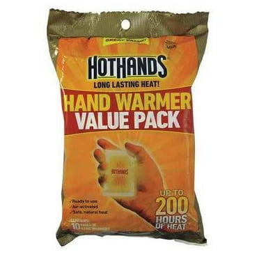 HotHands Hand Warmers 10 Pair Value Pack (2Pk), Hot Multi-Purpose Heat Packs