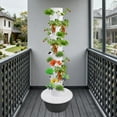 thumbnail image 4 of 165cm Height Growing Tower, 36-Plant Spots Hydroponic Indoor Vertical Garden Kit, Hydroponics Growing Tower, White and Black, for Balconies, Gardens, Farms, and School Laboratories, 4 of 12