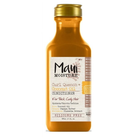 Maui Moisture Conditioner Coconut Oil 13oz (Curl Quench) (Pack of 3)