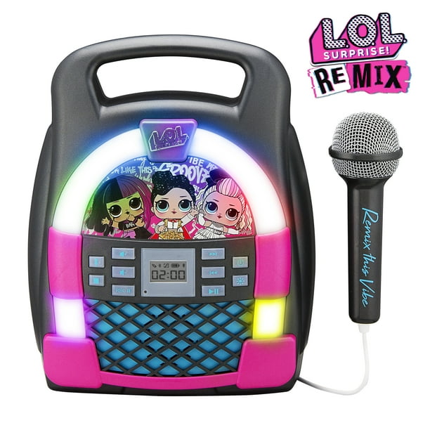 LOL Surprise Bluetooth MP3 Karaoke with Light Show