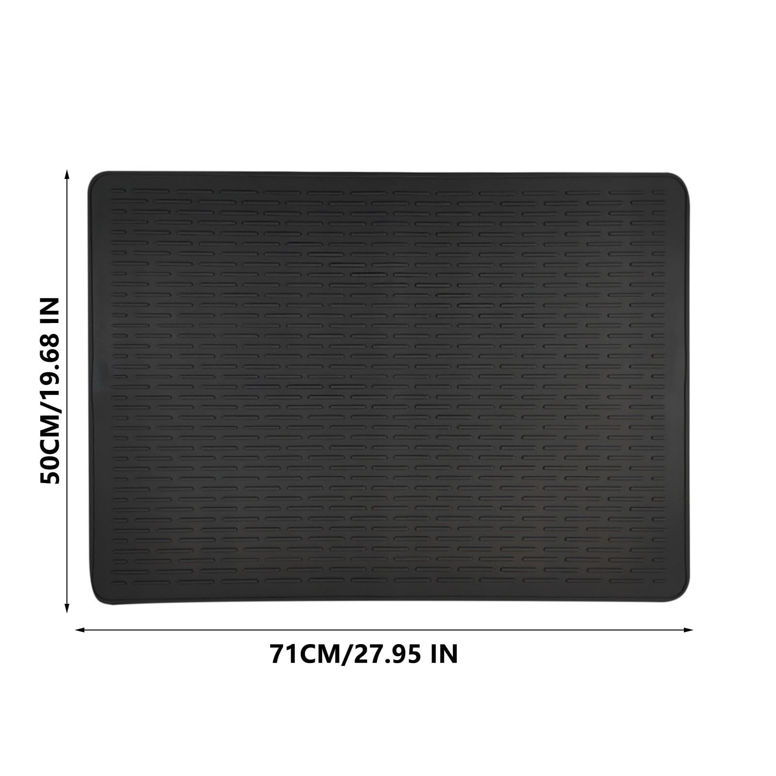 Stove Mat Stove Protection Mat - Heat Insulation Kitchen Countertop Mat, Non-Slip Drainage Mat for Stovetop Protection, Food-Grade Silicone