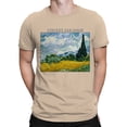 thumbnail image 2 of Van Gogh Wheatfield Landscape Art Men's T-shirt, 2 of 3