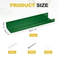 thumbnail image 2 of 2 Pack Acrylic Shelves for Wall, 15 Inch Green Floating Shelves Wall Mount, 2 of 6