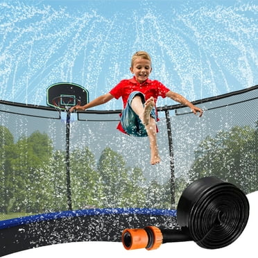 Kumix Trampoline Sprinkler for Kids, Outdoor Trampoline Water Sprinkler for Kids and Adults, Trampoline Accessories Sprinkler 39.9ft Long for Water Play, Games, and Summer Fun in Yards