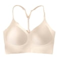 thumbnail image 5 of Women's Lace Racerback Wireless Bra V-Neck Seamless Support Bralette with Adjustable Straps Comfortable Everyday Bra, 5 of 5