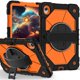 thumbnail image 2 of Funda Resistente a Golpes para Samsung Galaxy Tab S11, Funda Protectora de Silicona + Capa de PC Anti Caída con Asa Giratoria de 360°, Soporte, Correa para el Hombro, Naranja, para Galaxy Tab S11, 2 of 9