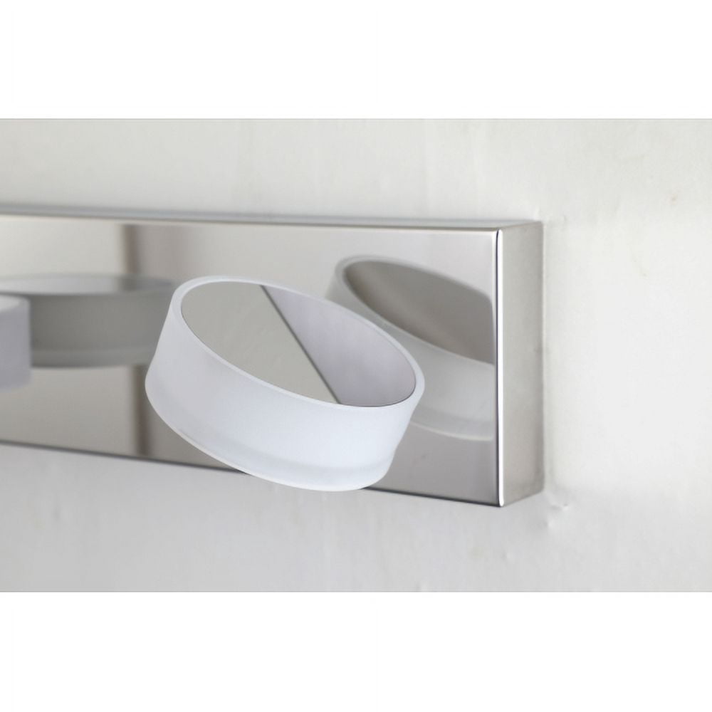 ACE-LIGHTS,Modern 4-Light Rotatable & Dimmable LED Vanity Light Fixture with Acrylic Shades,Energy-Efficient Bathroom Wall Sconce for Bathroom,Dressing Room,Mirror Cabinet,Living Room(Chrome）