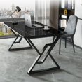 thumbnail image 3 of Study Simplicity Office Desks Bedroom Modern Write Luxury Office Desks Workbench Computer Escritorio Ordenador Furniture QF50OD My Lux Decor Round, 3 of 18